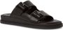 Tamaris Zwarte Leren Casual Open Slippers Black Dames - Thumbnail 3