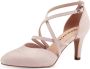 Tamaris Roze Suede Pump met 8cm Hak Pink Dames - Thumbnail 5