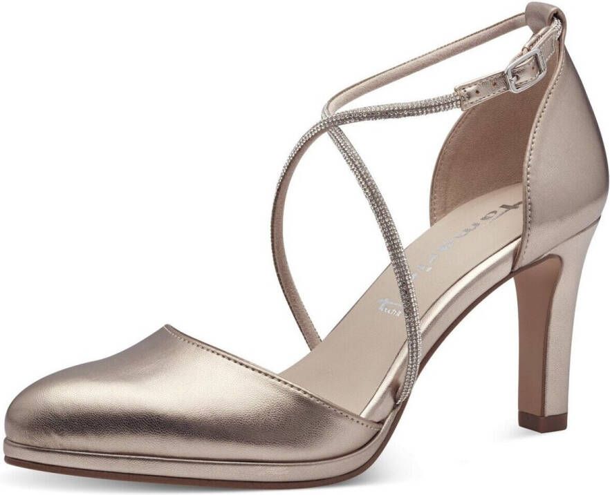 Tamaris Pumps in metallic met strass-steentjes - Foto 3
