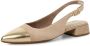 Tamaris Ballerina's van leer met blokhak - Thumbnail 2