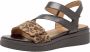Tamaris COMFORT Essentials Dames Sandalen BLACK LEO - Thumbnail 2