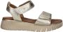 Tamaris COMFORT Essentials Dames Sandalen LT GOLD - Thumbnail 2