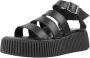 Tamaris Stijlvolle Platte Sandalen voor Vrouwen Black Dames - Thumbnail 19