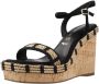 Tamaris Zwarte Casual Open Sandalen Vrouwen Black Dames - Thumbnail 11