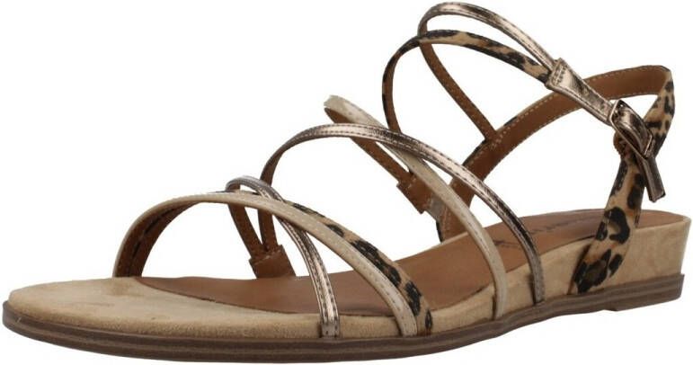 Tamaris Leopard Sandalen beige Textiel Dames - Foto 8