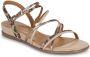 Tamaris Leopard Sandalen beige Textiel Dames - Thumbnail 5