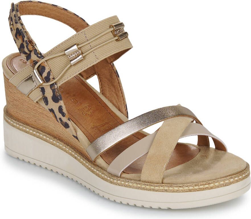 Tamaris Sandalen 12835744 445-TAN COMB Marron - Foto 3