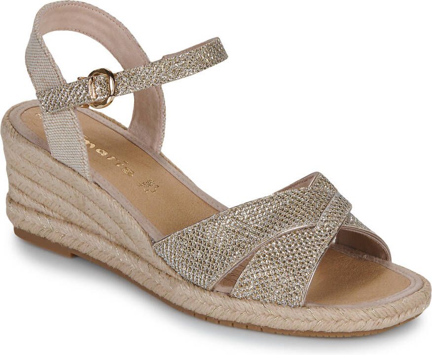 Tamaris Slippers plateau zomerschoen pantoffels in monochrome look - Foto 8