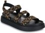 Tamaris Sandalen Plat Sandalen Plat Beige - Thumbnail 10