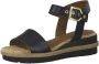 Tamaris Casual Sandals Zwart Dames - Thumbnail 3