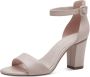 Tamaris Zwarte Leren Hoge Hak Sandalen Black Dames - Thumbnail 68