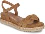 Tamaris Elegante Leren Sandalette Brown Dames - Thumbnail 3