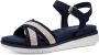 Tamaris Zwarte Casual Open Sandalen Stijlvol en Comfortabel Black Dames - Thumbnail 3