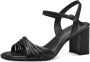 Tamaris Zwarte Elegante Open Platte Sandalen Black Dames - Thumbnail 10