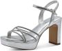 Tamaris Metallic Gouden Vegan Sandalette met 7 5 cm Hak Yellow Dames - Thumbnail 43