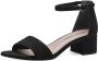Tamaris Zwarte Casual Platte Sandalen Black Dames - Thumbnail 5