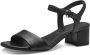 Tamaris Zwarte Casual Platte Sandalen Vrouwen Black Dames - Thumbnail 9