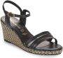 Tamaris 1-28046-42 001 Black-pumps -sleehak sandaal - Thumbnail 2