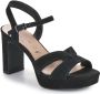 Tamaris Elegante High Heel Sandalen Black Dames - Thumbnail 3