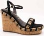 Tamaris Zwarte Casual Open Sandalen Vrouwen Black Dames - Thumbnail 3