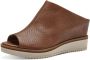 Tamaris Slippers wig-hak zomerschoen slippers lichte loopzool smalle vorm - Thumbnail 2