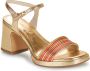 Tamaris Metallic Gouden Sandalette Vegan Zomer Look Multicolor Dames - Thumbnail 4