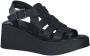Tamaris Plateausandalen zomerschoen sandaal plateauhak in gladiatoren-look - Thumbnail 3