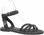Tamaris Platte Hak Sandalen Black Dames - Thumbnail 2