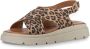 Tamaris Leopard Sandalen bruin Leer Dames - Thumbnail 4