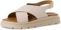 Tamaris Core Dames Sandalen IVORY NUBUC - Thumbnail 9