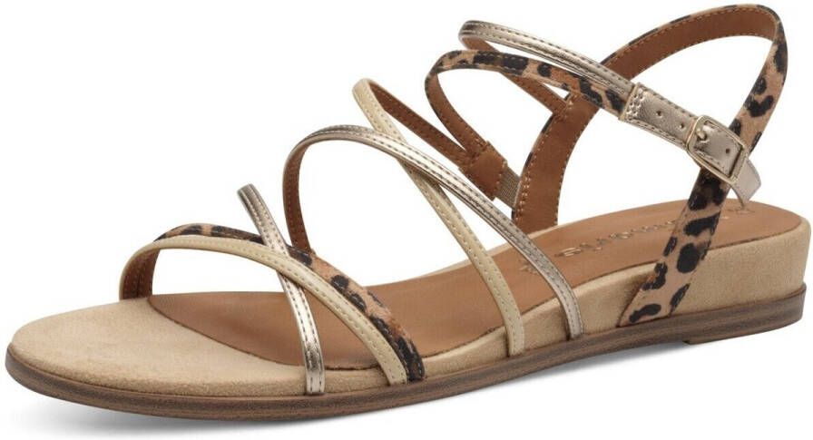 Tamaris Leopard Sandalen beige Textiel Dames - Foto 10