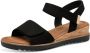 Tamaris dames sandalen met sleehak zwart - Thumbnail 2