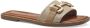 Tamaris Beige Elegante Slipper met Gouden Ketting Beige Dames - Thumbnail 7