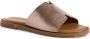 Tamaris Slippers van leer met licht gestructureerde zool - Thumbnail 2