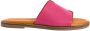 Tamaris Slippers van leer met licht gestructureerde zool - Thumbnail 1