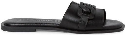 Tamaris Dames Slippers 1-1-27238-38 Zwart Leer - Foto 6