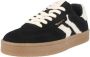 Tamaris leren damestrainers 1-23723-44 083 Lage damesschoen M2372344 Zwart - Thumbnail 2