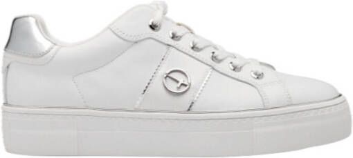 Tamaris Plateausneakers plateau vrijetijdsschoen lage schoen veterschoen in materiaalmix - Foto 17