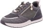 Tamaris Sneakers met sleehak vrijetijdsschoen lage schoen veterschoen met trendy metallic-details - Thumbnail 4