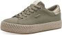 Tamaris Plateausneakers vrijetijdsschoen lage schoen veterschoen met textielkoord aan het plateau - Thumbnail 1