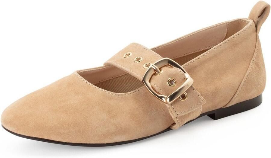Tamaris Core Dames Ballerina's BEIGE - Foto 2