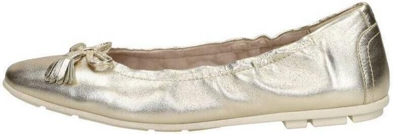 Tamaris Metallic leren ballerina schoenen Yellow Dames - Foto 6