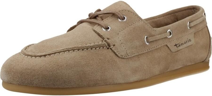 Tamaris dames leren mocassin 1-23602-44-341 instapschoen voor dames Beige - Foto 4