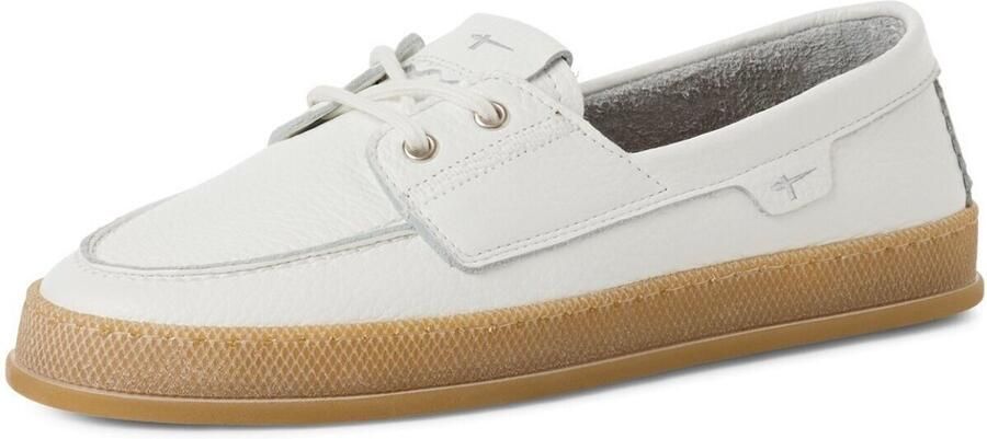 Tamaris dames leren mocassin 1-23615-46-117 instapschoen dames wit - Foto 3