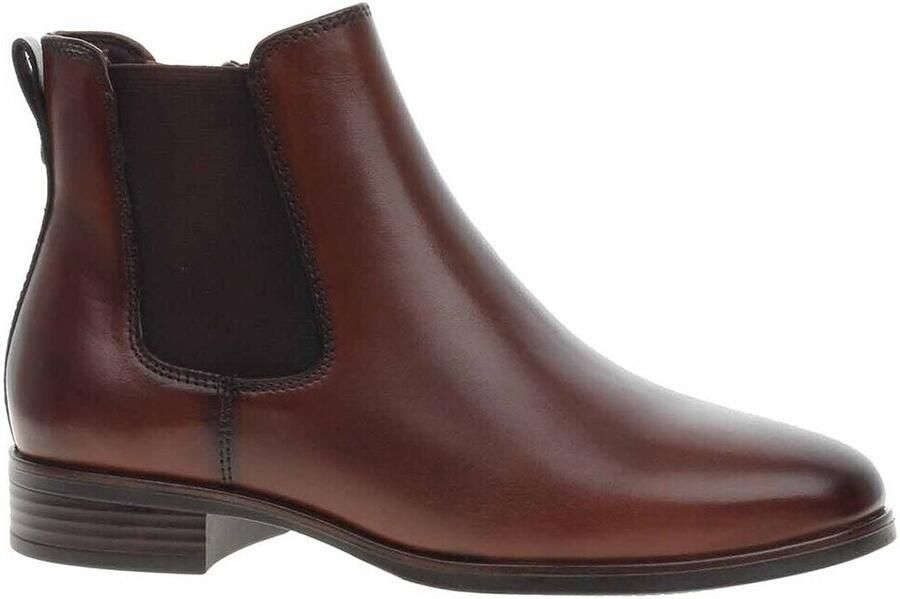 Tamaris Chelsea-boots blokhak basic enkellaarsjes met antiek finish - Foto 3