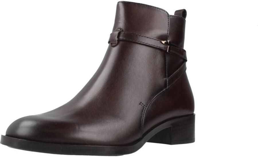 Tamaris Laarsjes blokhak business schoen ankleboots met t-logo decoratie - Foto 5