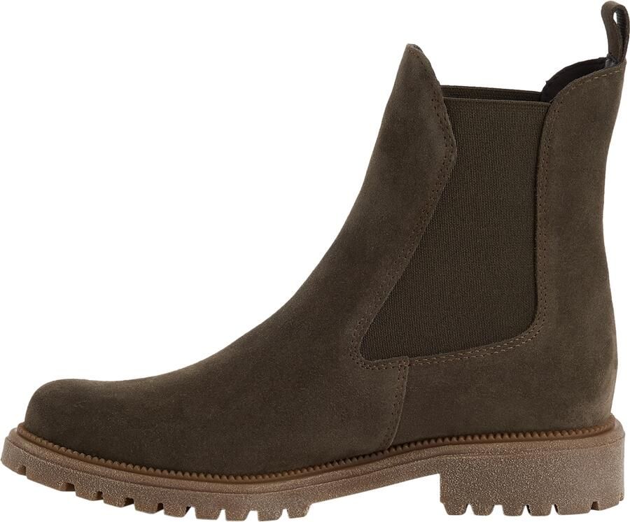 Tamaris dames Chelsea boot leren laarzen enkellaarzen dames M2542741 olijf - Foto 2