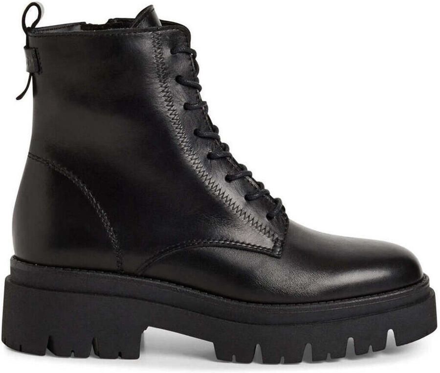 Tamaris Veterlaarsjes blokhak veterboots met touch it-uitvoering - Foto 4