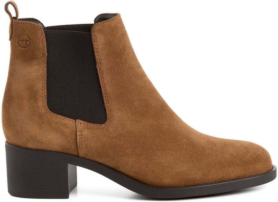 Tamaris Chelsea-boots blokhak laarsje zakelijke schoen in smalle vorm - Foto 2