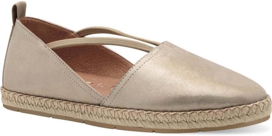 Tamaris Espadrilles plateau zomerschoen flats instapschoen met touch it-uitrusting